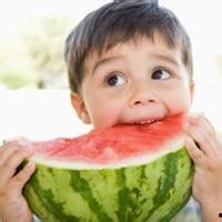 头像萌宝吃瓜,欢乐无限